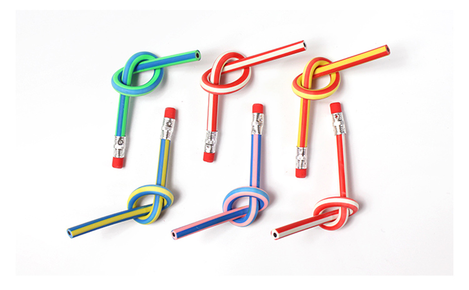Colorful Magic Flexible Bendy Soft Pencil for Kids Student
