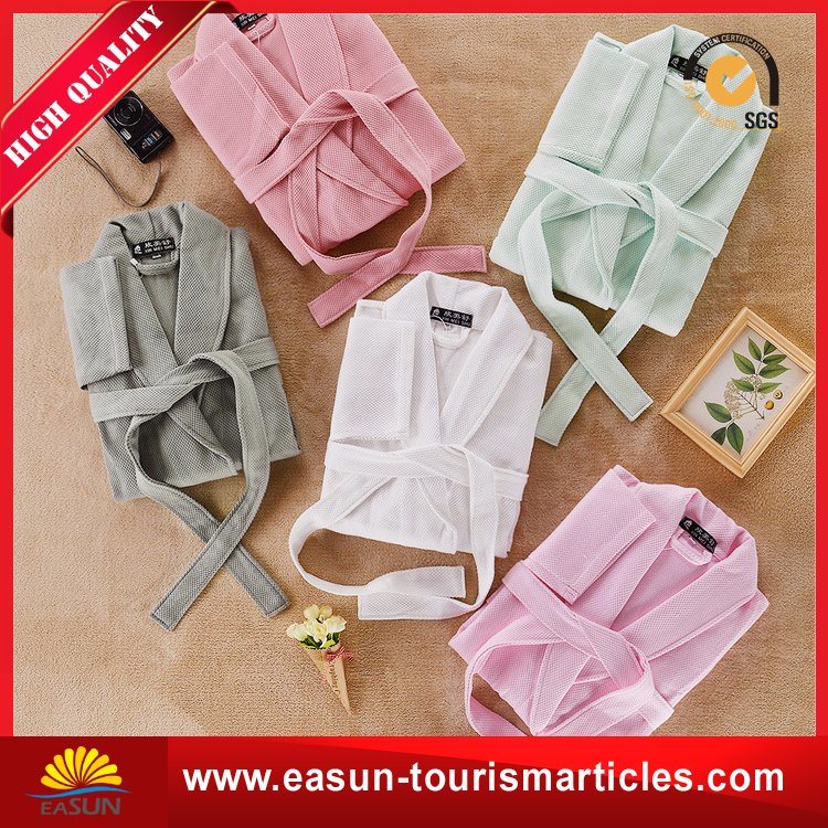 Bathrobes for Woman Girl White Bathrobe Fleece Bath Robe