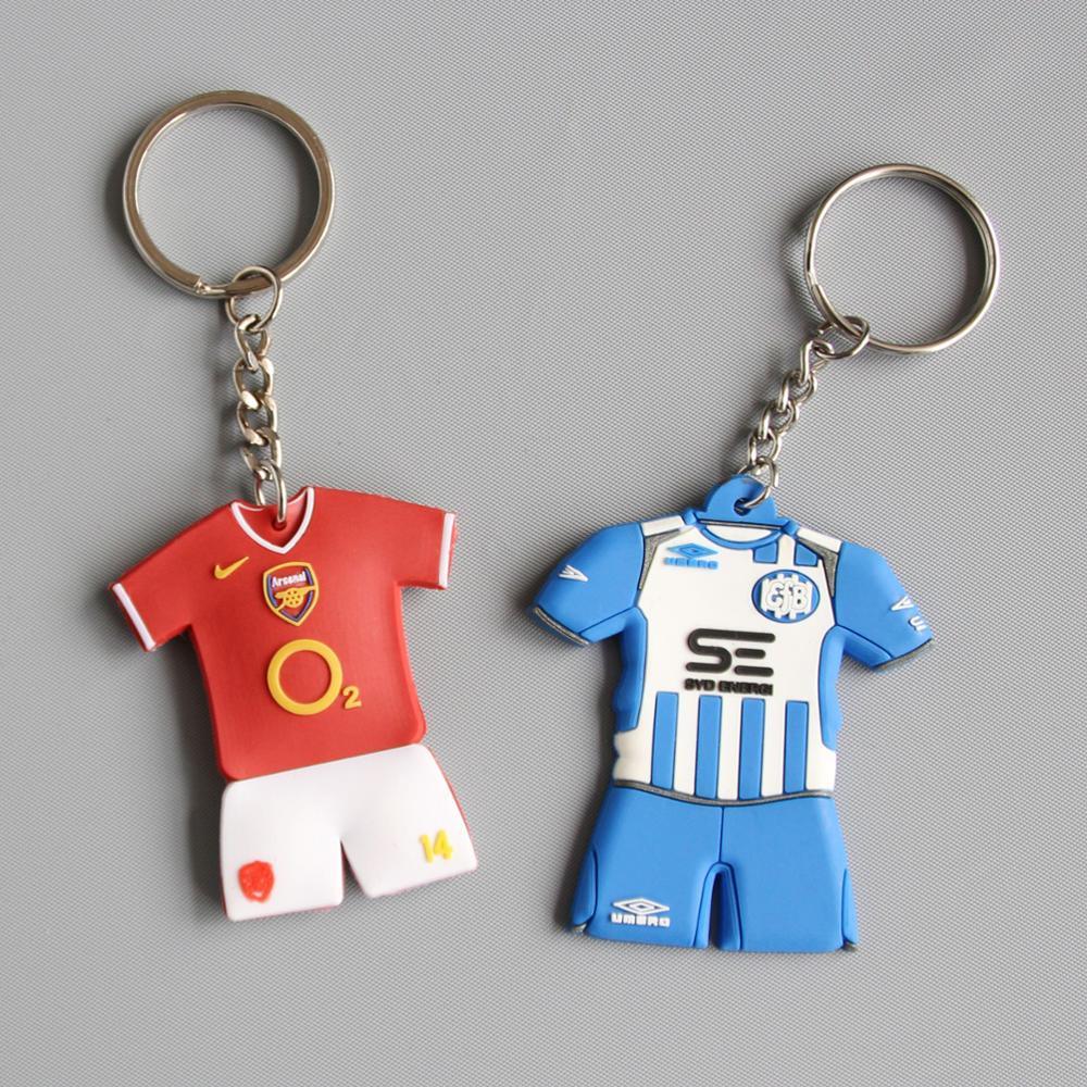 Custom Wholesale Shaped 2D Rubber Soft PVC Keychain