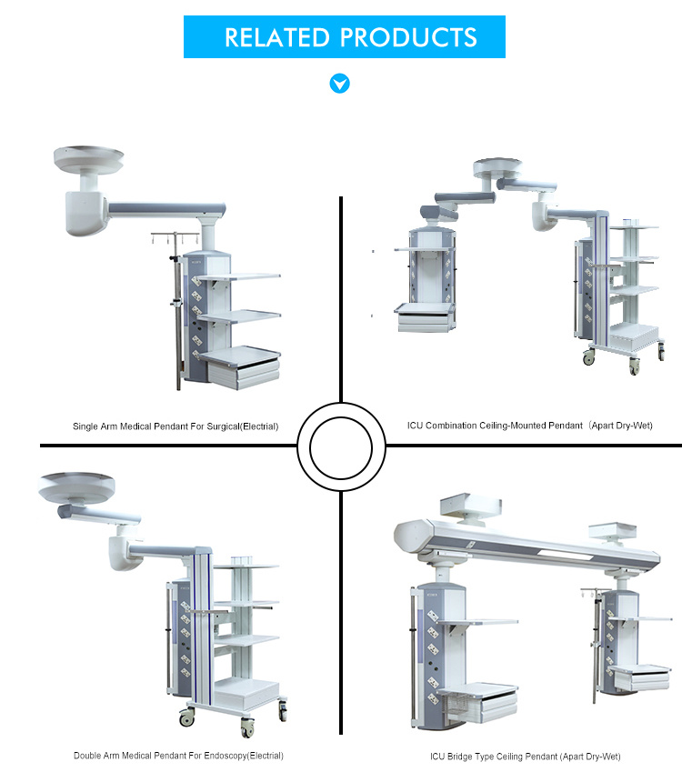 Dry Wet Medical Tower Crane with Power Socket