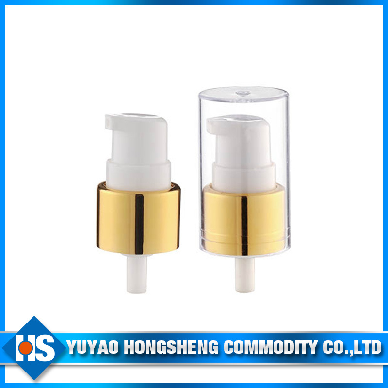 Black Cosmetic Cream Bottle Pump