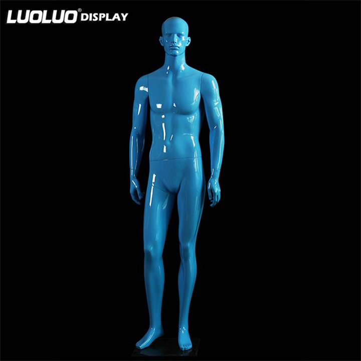 High Grade Display Models Blue Full Body FRP Male Mannequin