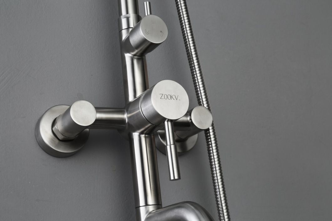 Triple Function Concealed Bath Shower Mixer in Wall Shower Faucet