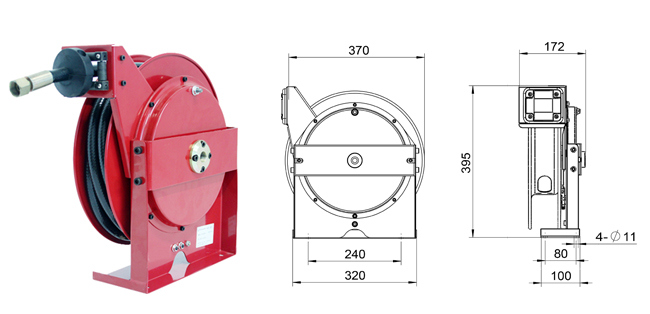 Compact Cable Reel for Industrial Use (300 Series)
