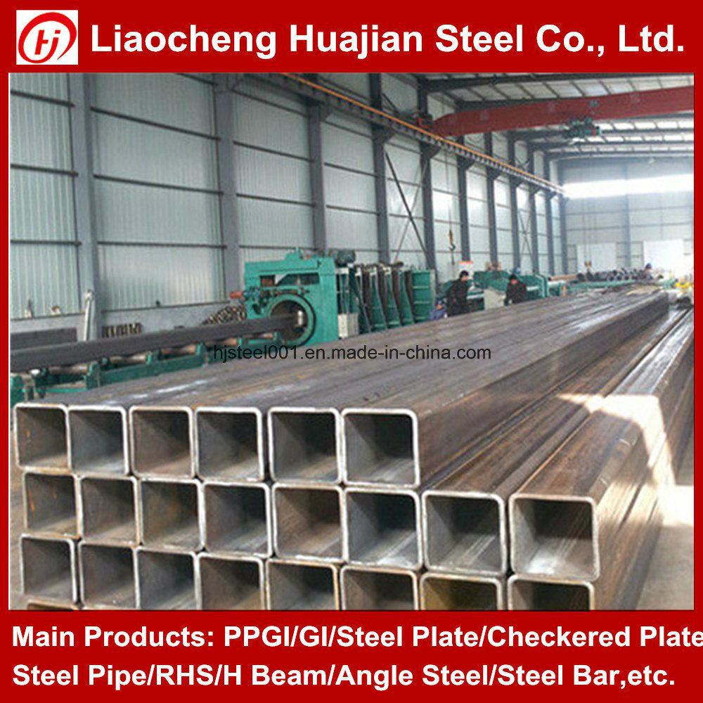 Black Welded Round Square and Rectangular Steel Tube in Different Sizes