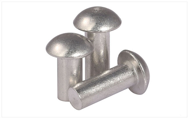 Aluminium Round Head Solid Tin Rivets