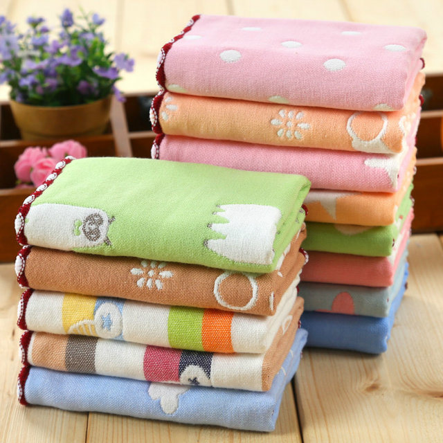 Yarn-Dyed Cotton Gauze Towel Hand Towel Baby Towel