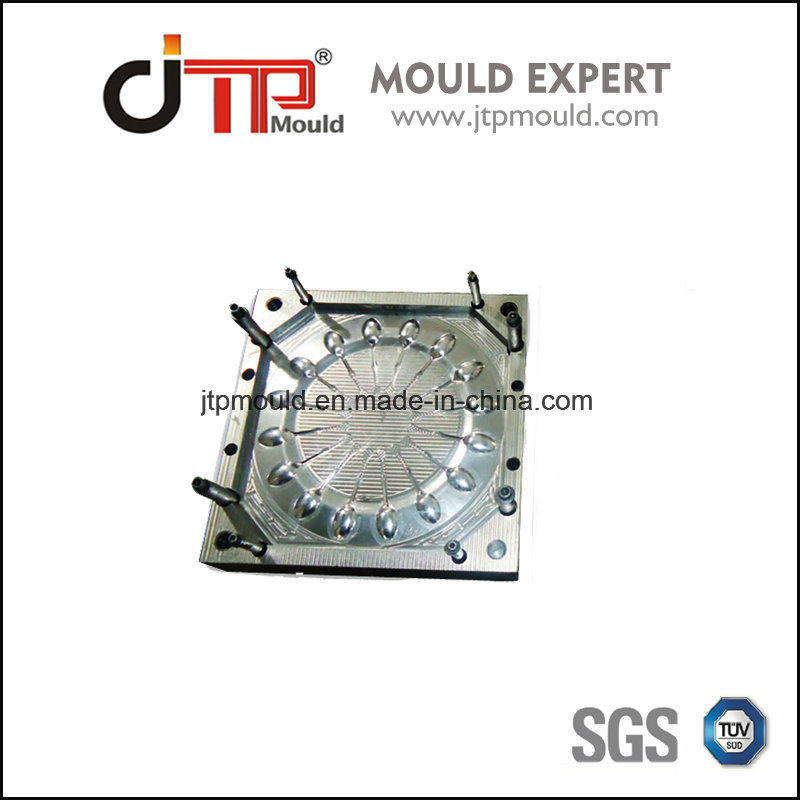 Good Core Mould of 16 Cavities Plastic Injection Spoon Mould