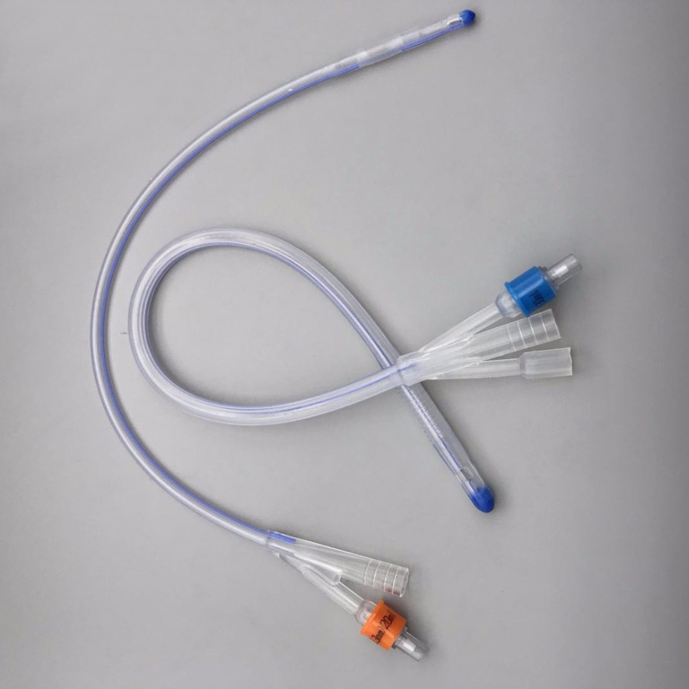 Medical Disposable Silicone Foley Catheter (2 way, 3way)