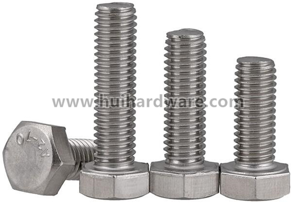 Stainless Steel A2-70 Hex Head Bolts M3 M4 Series