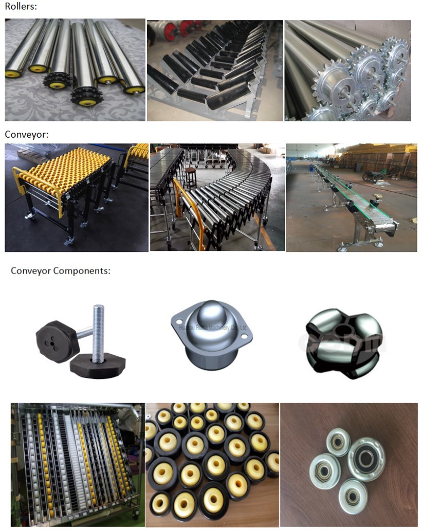 Galvanized/ Stainless Steel/Aluminium Gravity Medium Heavy Duty Flexible Conveyor Roller for Conveyor System