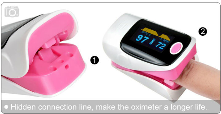 High Quality Fingertip Pulse Oximeter with Ce Certification