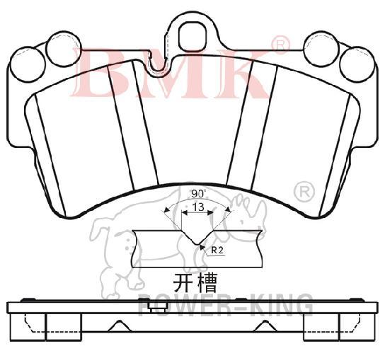 Premium Quality Front Brake Pads (LD40031) for Audi, Porsche, Touareg