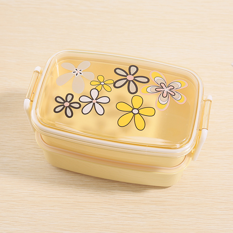 Microwave BPA Free Stackable Bento Box Leakproof 2 Tier Lunch Box