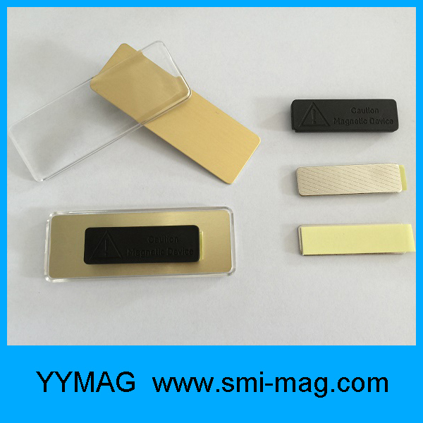Plastic Neodymium Acrylic Badge Holder Nametag Magnets for Sale