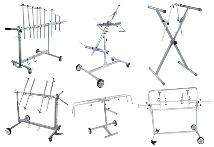 X-Shape Polishing Stand for Auto Body Bumpers Working Convenience