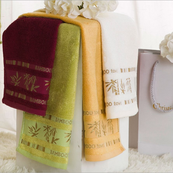 Wholesale Luxury Embroidery Bamboo Baby Bath Towel