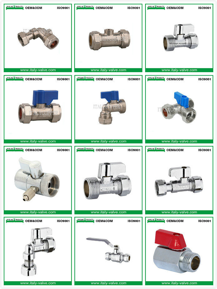 Customized Quality Plated Washing Machine Ball Valve (AV6004)