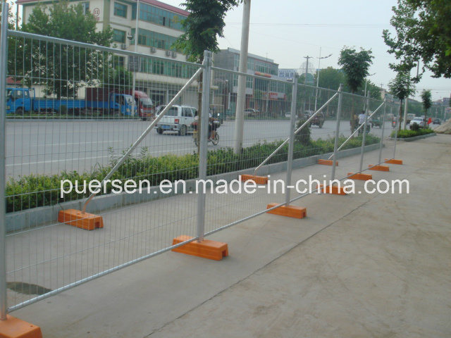 Hot Dipped Galvanized or Electric Galvanized Temporary Fence