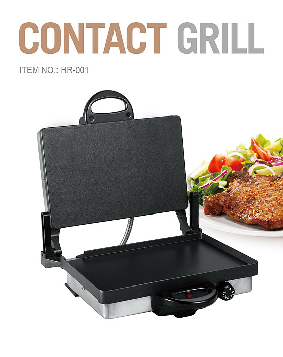 Home Electric Contact Grill Includes BBQ, Metal Spacer Frame (HR001)