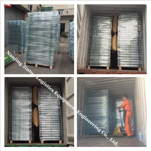 Steel Collapsible Wire Mesh Cage / Storage Basket for Pallet Rack