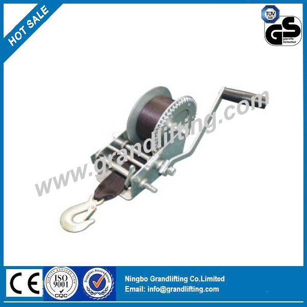 Industrial Hand Winch Wire Rope 1800lbs