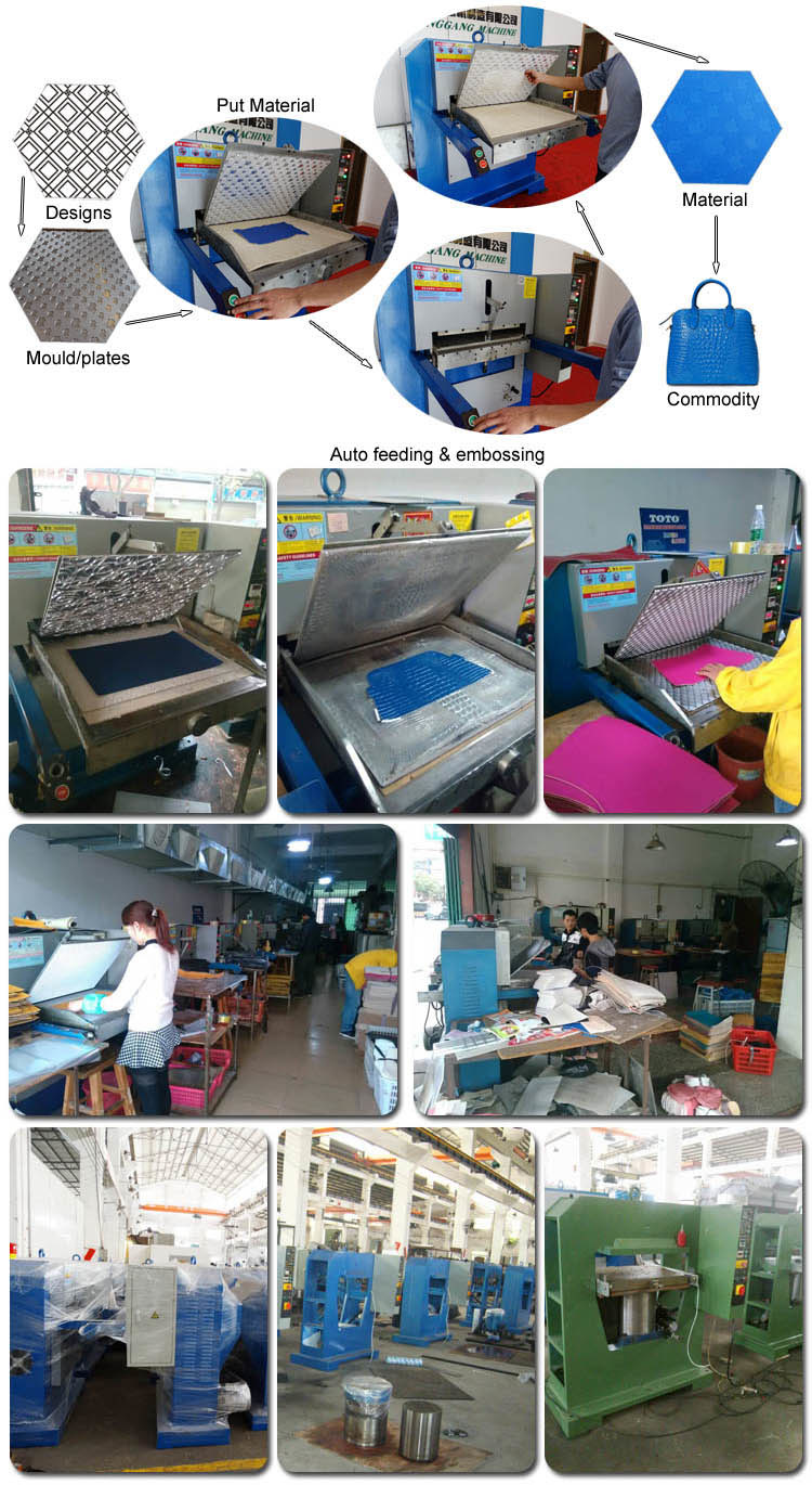 Hg-120t Hydraulic Embossing Machine for Leather