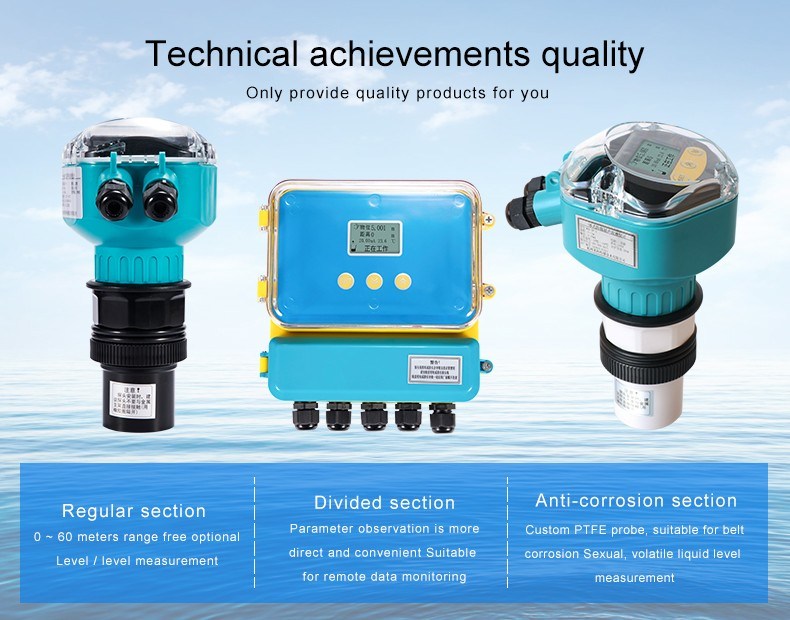 Wireless Ultrasonic Water Level Sensor Ultrasonic Tank Level Monitor