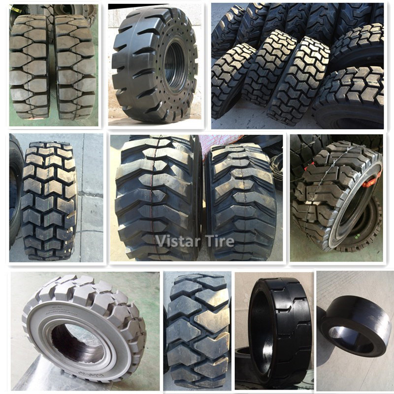 Pneumatic Shaped Solid Tyre (4.00-8, 5.00-8, 21X8-9, 23X10-12, 7.00-12, 7.50-15)