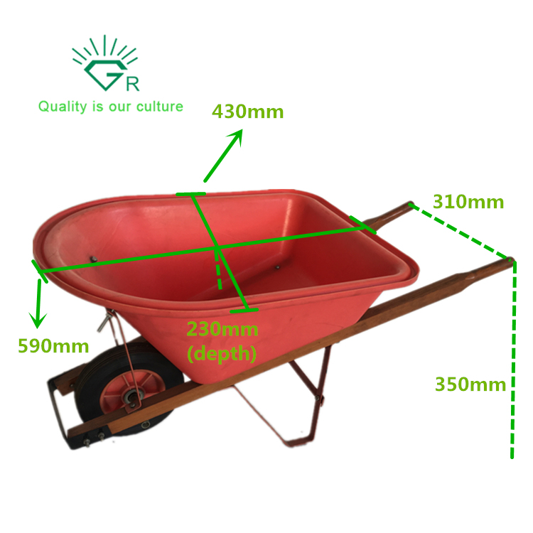 Poly Tray Lightweight Childrens Size Wheel Barrow