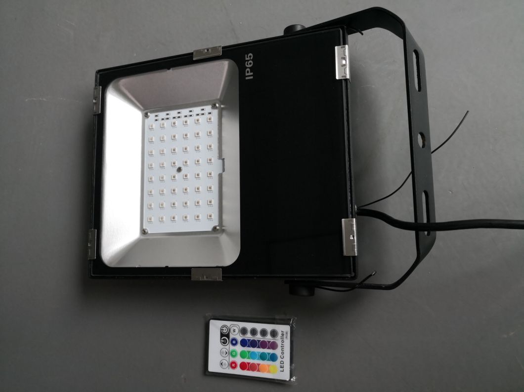 50W RGB LED Flood Light with Remote Control