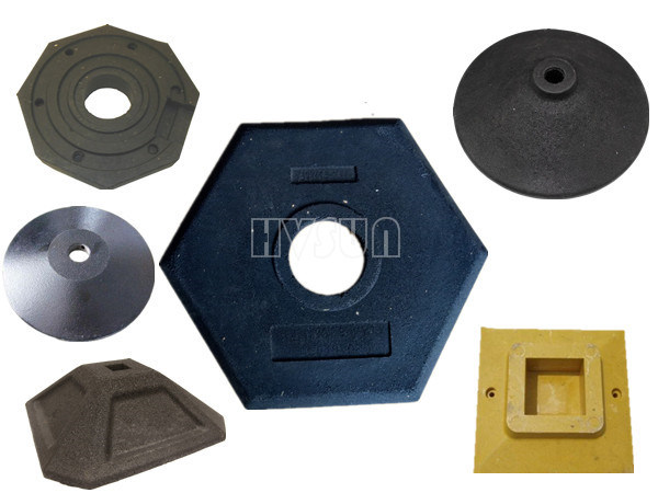 Road Reversing Sign Pole Rubber Components