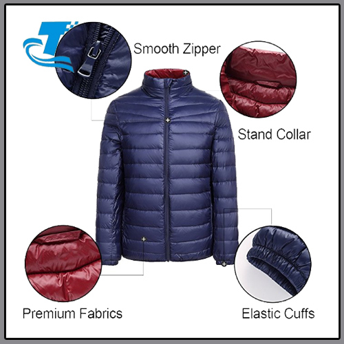 Mens Winter Packable Lightweight Waterproof Down Puffer Coat Parka