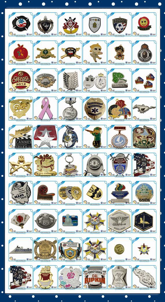 Custom Shape/Logo Metal Enamel Police Pin Badge