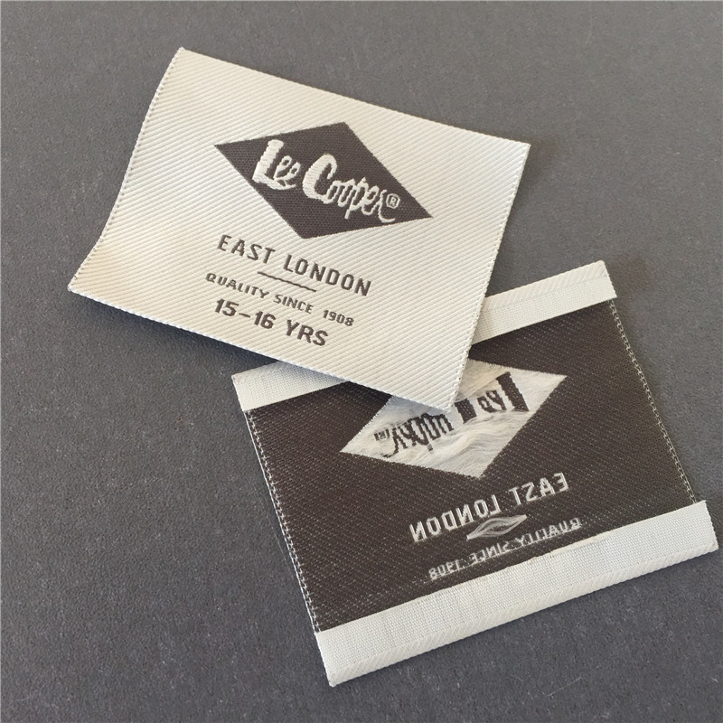 Custom High-Grade Twill Background Brand Woven Label