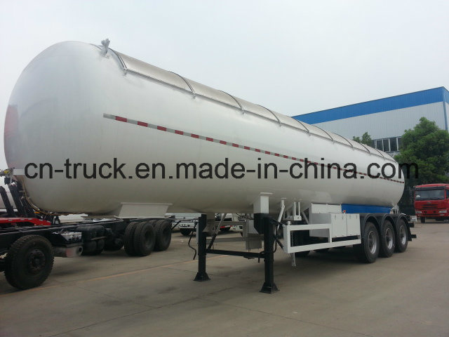 China New Brand Tri-Axles 58500liters 24500kg LPG Tank Semitrailer