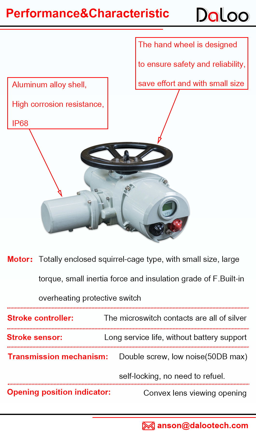 IP68 Multi or Part Turn Intelligent Switch-Type Regulating Electric Actuator for Control Valve