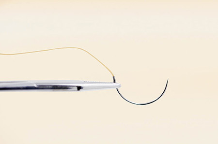 Disposable Polyglactin Absorbable Medical Suture with Needles