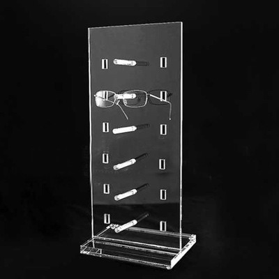 Pulley Type Stainless Steel Tube Type Glasses Display Rack for Shopping Mall