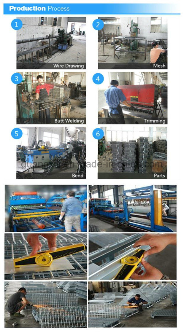 Bulk Selling Foldable Metal Storage Cage Lifting Type