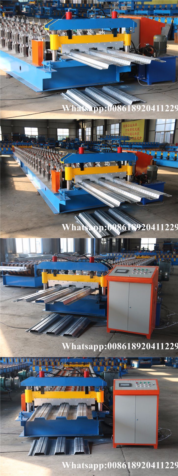 High Quality 688 720 Metal Floor Decking Roll Forming Machine