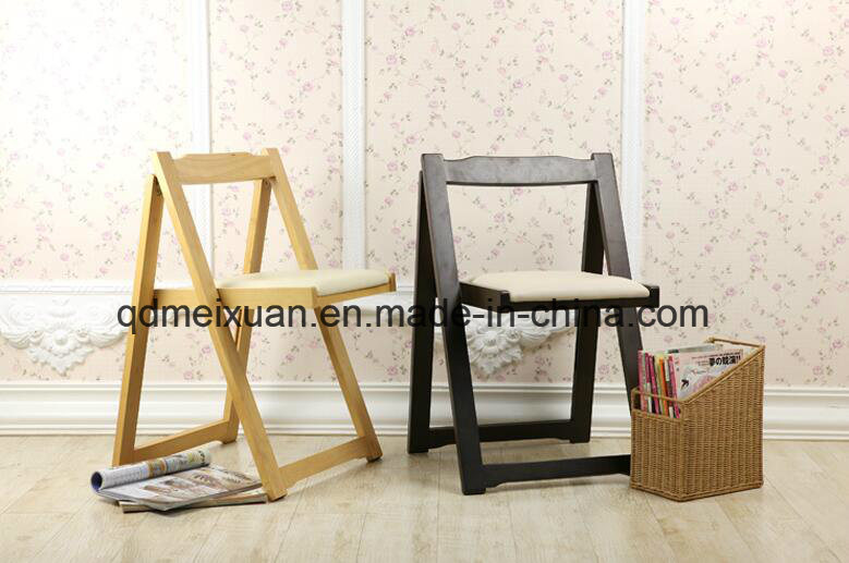 Solid Wooden Folding Chairs Living Room Chairs Coffee Chairs (M-X2539)