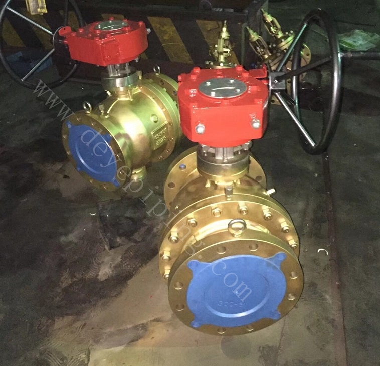ANSI 150lbs 300lbs Cooper Bronze Flanged Ball Valve for Oil Gas and Sea Industry