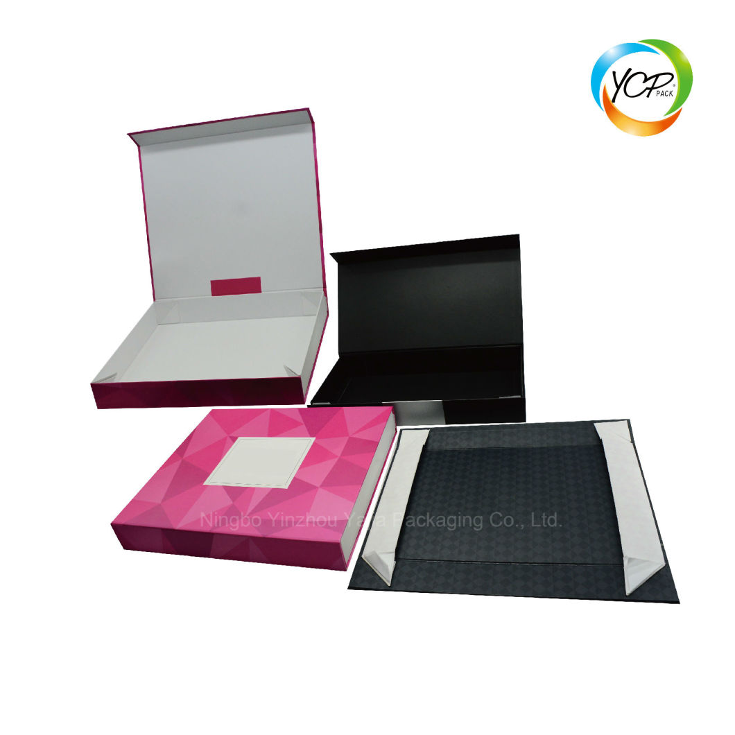 Folding Corrugated Custom Paper Gift Take out Lunch Magnetic Box