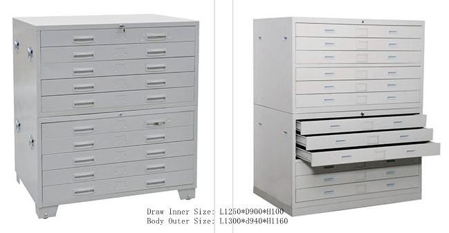 4-Drawer Steel Structure Office File Cabinet / Metal Storage Locker/Boofshelf/Office Furniture Book Shelf