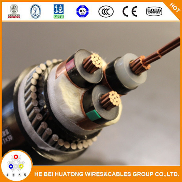 Chinese Supplier 3 Core 12/20 Kv XLPE Swa PVC Mv Power Cable for Power Line