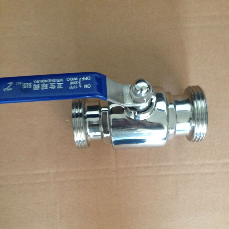 Manual 1000wog Sanitary Stainless Steel CF8/CF8m/304L/316L Ball Valve Clamp End