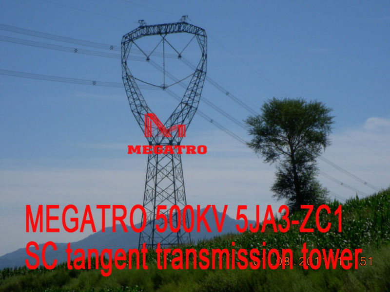Megatro 500kv 5ja3-Zc1 Sc Tangent Transmission Tower