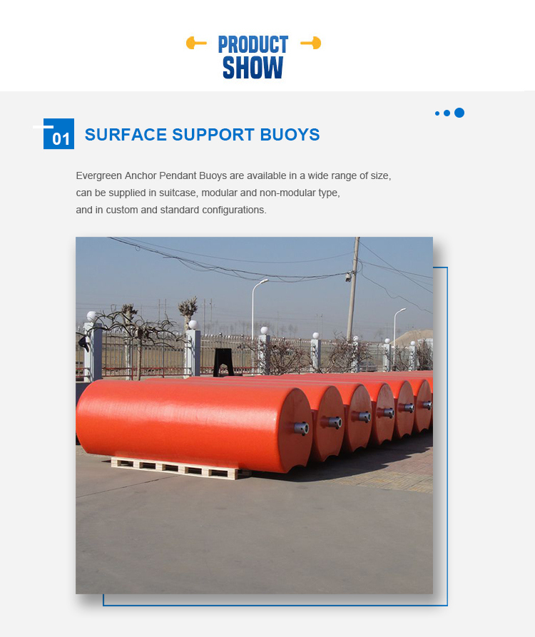 Surface Marine Floating EVA Foam Filled Buoys Ocean Polyethylene Subsea Buoy