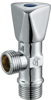 Brass Hexagonal Toilet Angle Valve with Zinc Handle